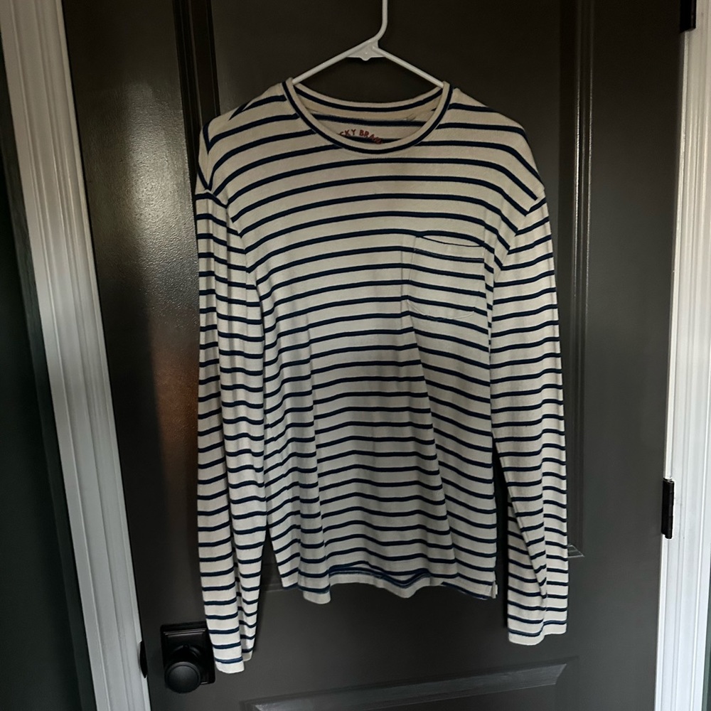 Lucky brand long sleeve shirt w pocket